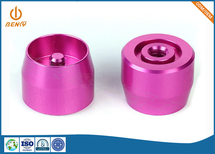 Aluminium-6063 Drehenteile CNC präzisieren Soem besonders anfertigten Größen-Farbe